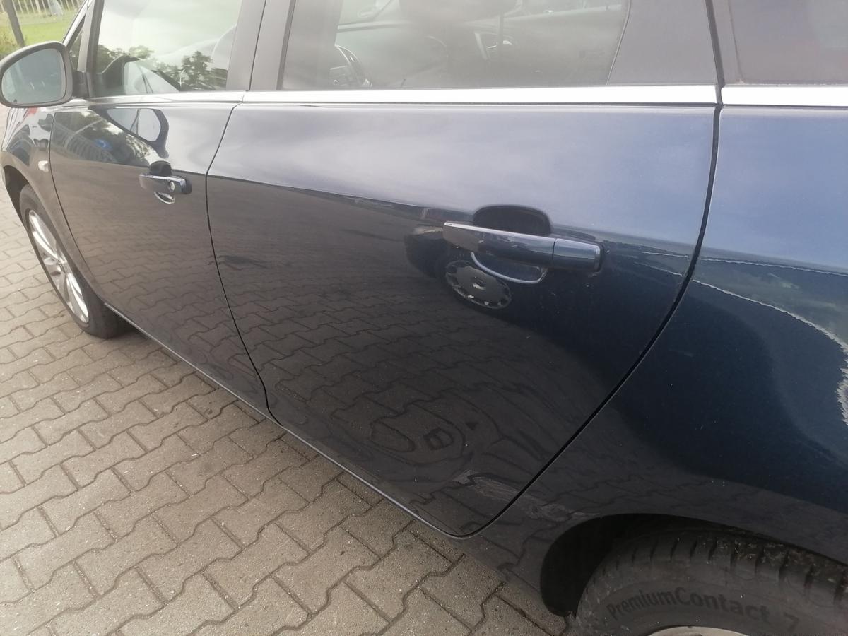 Opel Astra J Sportsturer original T&uuml;r hinten links Z22A Ozeanblau Kombi Rohbau Bj.2011